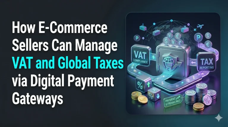 How E-Commerce Sellers Can Manage VAT and Global Taxes via Digital Payment Gateways