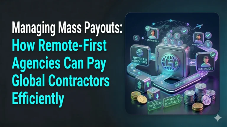Managing Mass Payouts: How Remote-First Agencies Can Pay Global Contractors Efficiently
