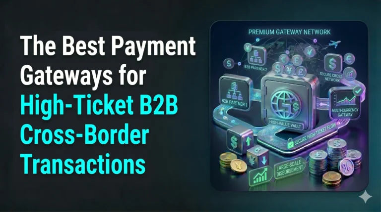 The Best Payment Gateways for High-Ticket B2B Cross-Border Transactions